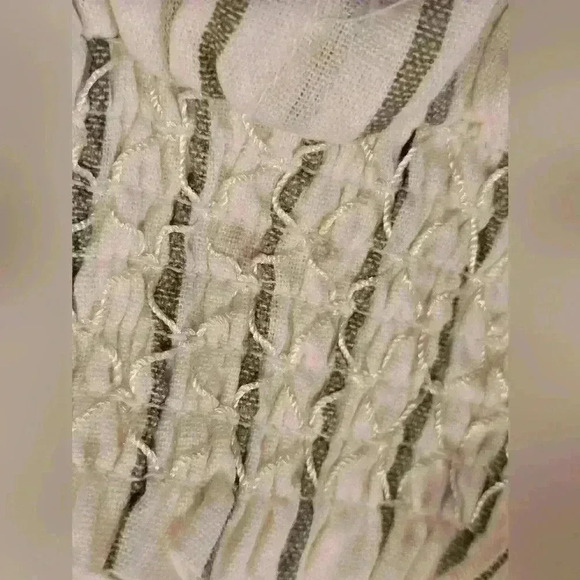 Sim & Sam Cotton Linen Stripe Shorts Size Medium - Picture 9 of 11